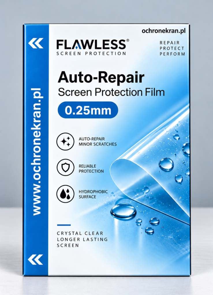 Folia Samoregenerująca Bezbarwna 0.25mm Flawless